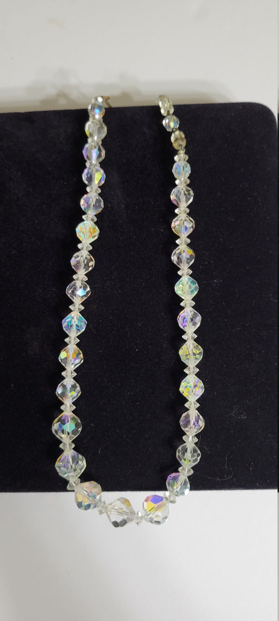 NEW REDUCED PRICE! Vintage Faceted Crystal Bead N… - image 2