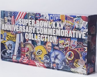 NFL Pro Set Super Bowl XXV Limited Edition Silver Anniversary Commemorative  Card Set - Etsy