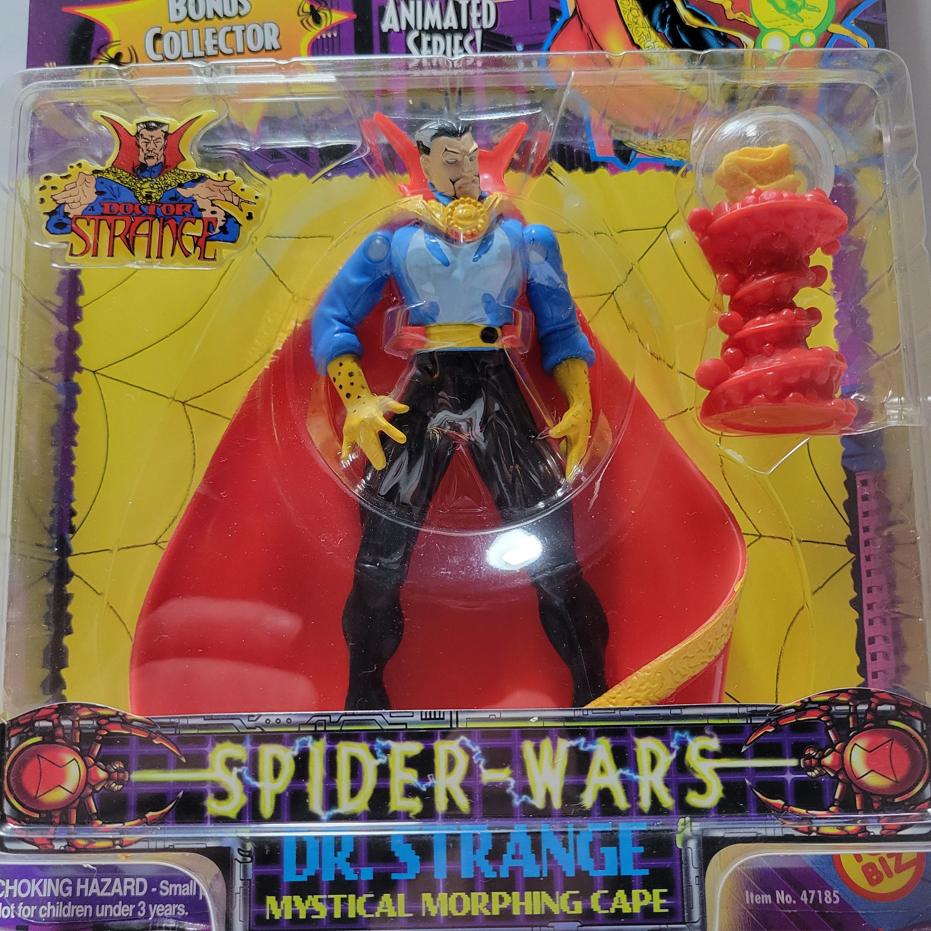 最終価格　ヴィンテージ1985 ピューター ゾウ クリスタル ミニチュア 1996 MINT! Spider-man New Animated Series Dr. Strange Spider-wars