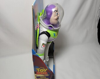 1996 Toy Story Buzz Lightyear 14 Inch Poseable Soft Figure by
