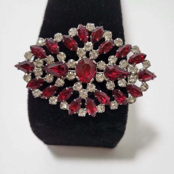 30s/40s Stunning Glamorous Grand Evening Brooch O… - image 2