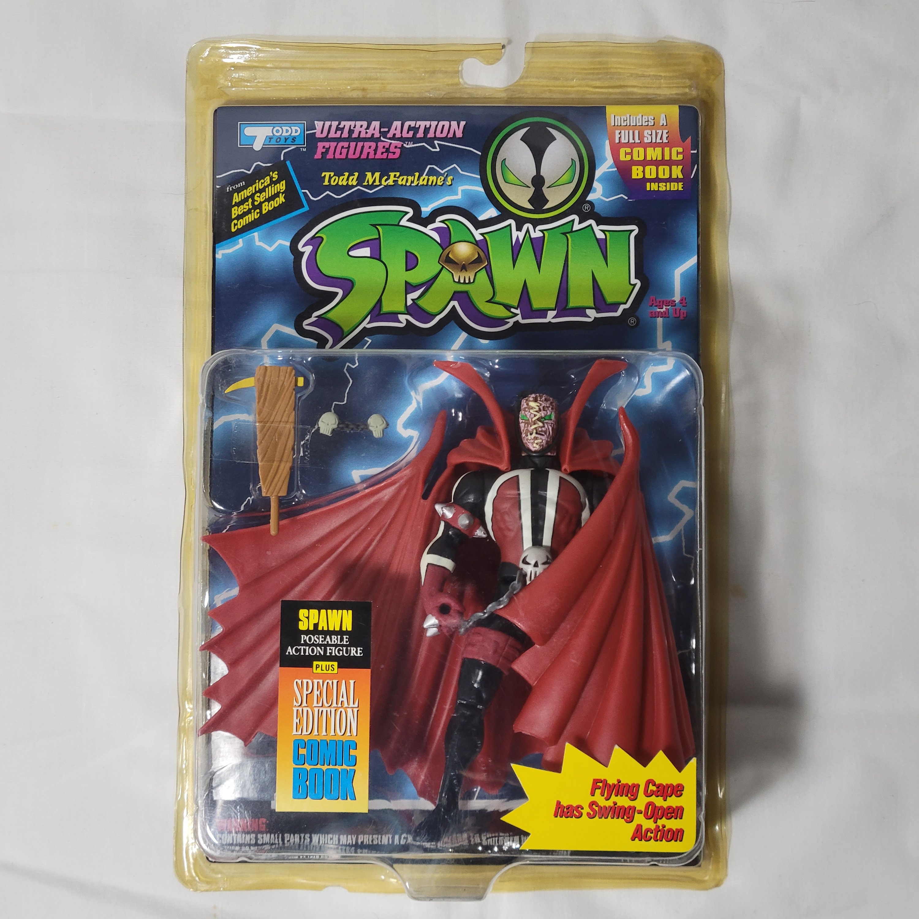 MINT! 1994 SPAWN UNMASKED (a.k.a. Hamburger Face) 1st Edition