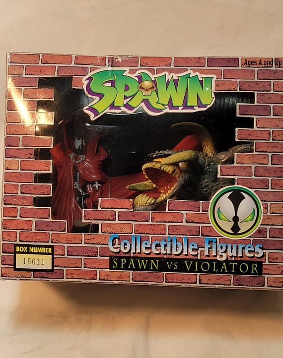 【中古】「非常に良い」Special Limited Run Spawn & Violator Numbered Box Set. Collectible Figures - Spawn Vs. Violator 1994 Spawn Vs Violator Action Figures Boxed Set • Todd Toys