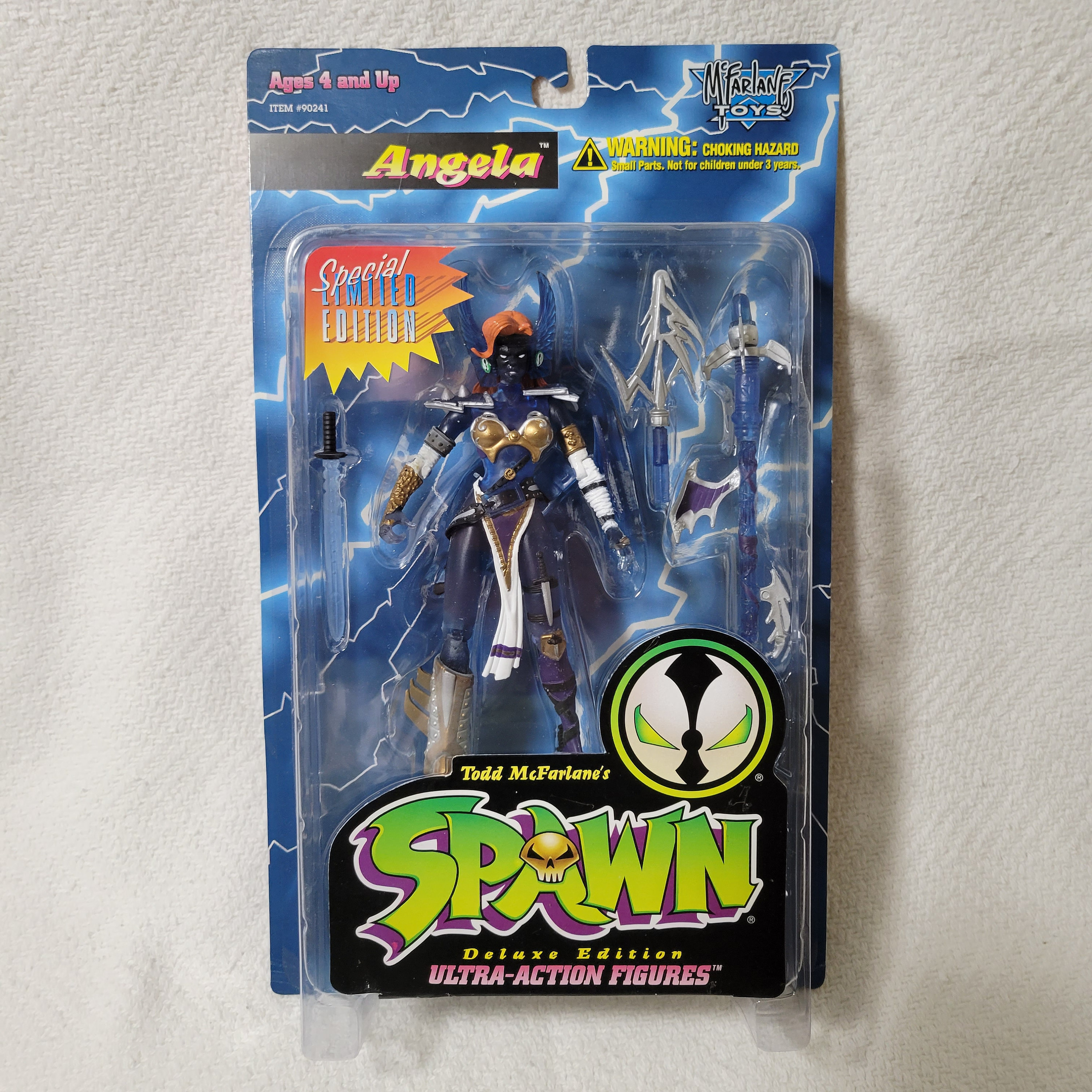 1995 BLUE ANGELA Special Limited Edition Spawn Mcfarlane Toys