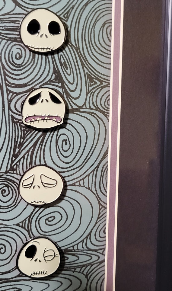 LE 1500 Tim Burton's 2003 10th Anniversary Framed Pin Set 