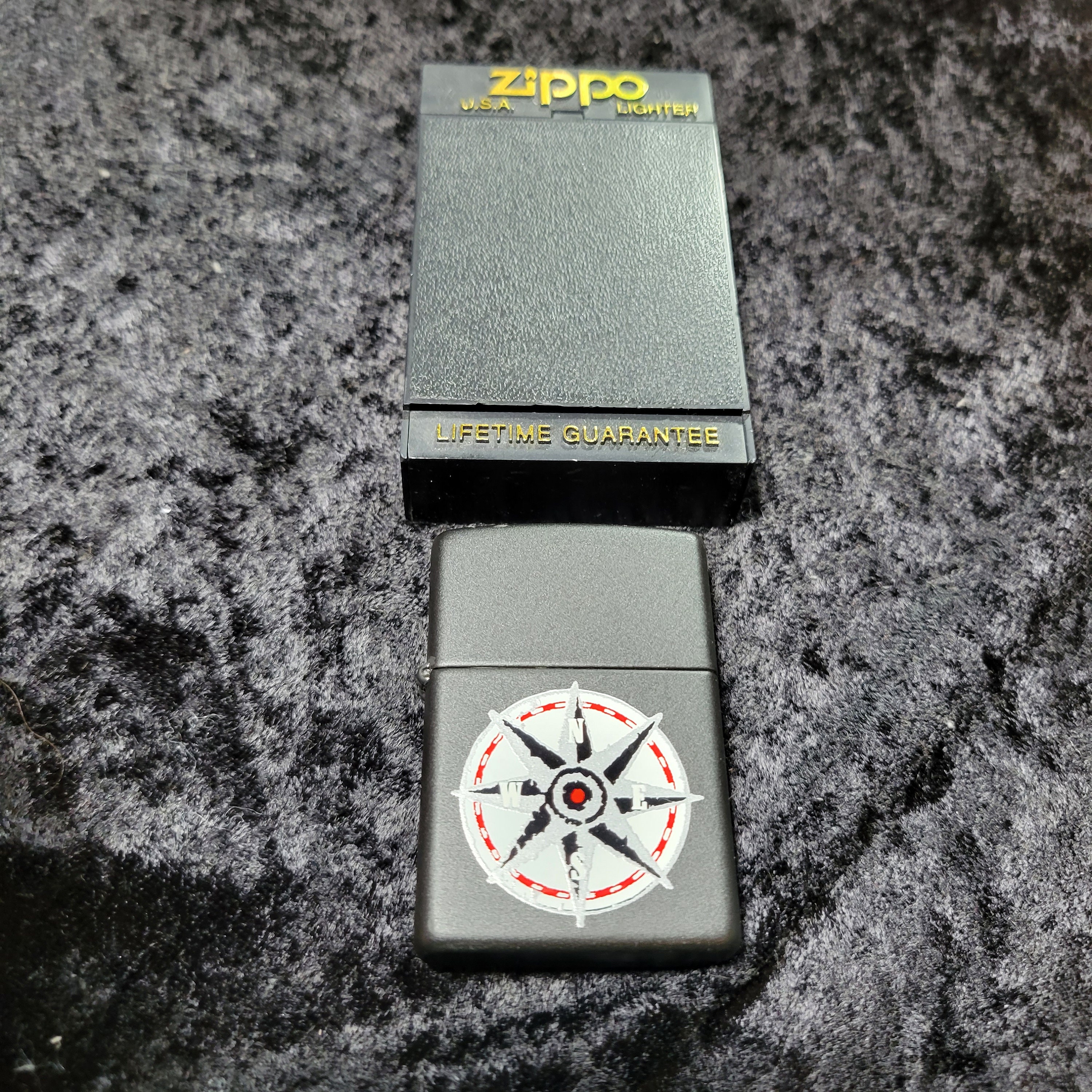 1990s MINT! Marlboro Compass Promotional Lighter by Zippo NEW