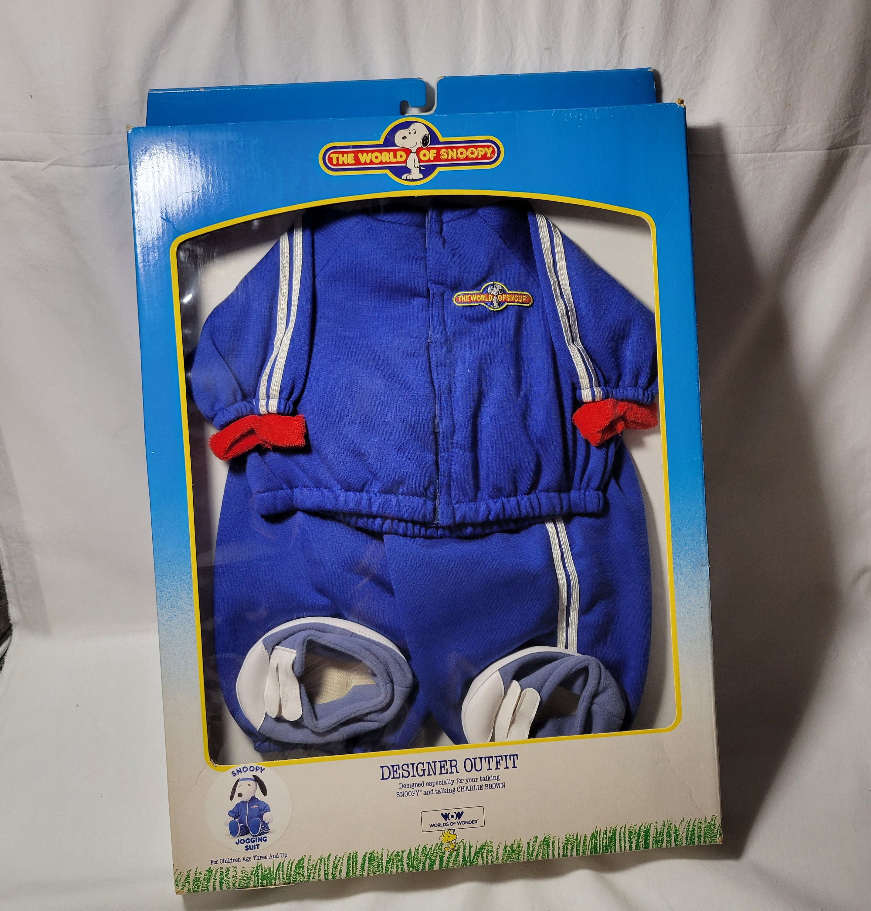 1990s the World of Snoopy Designer Jogging Suit Designed for