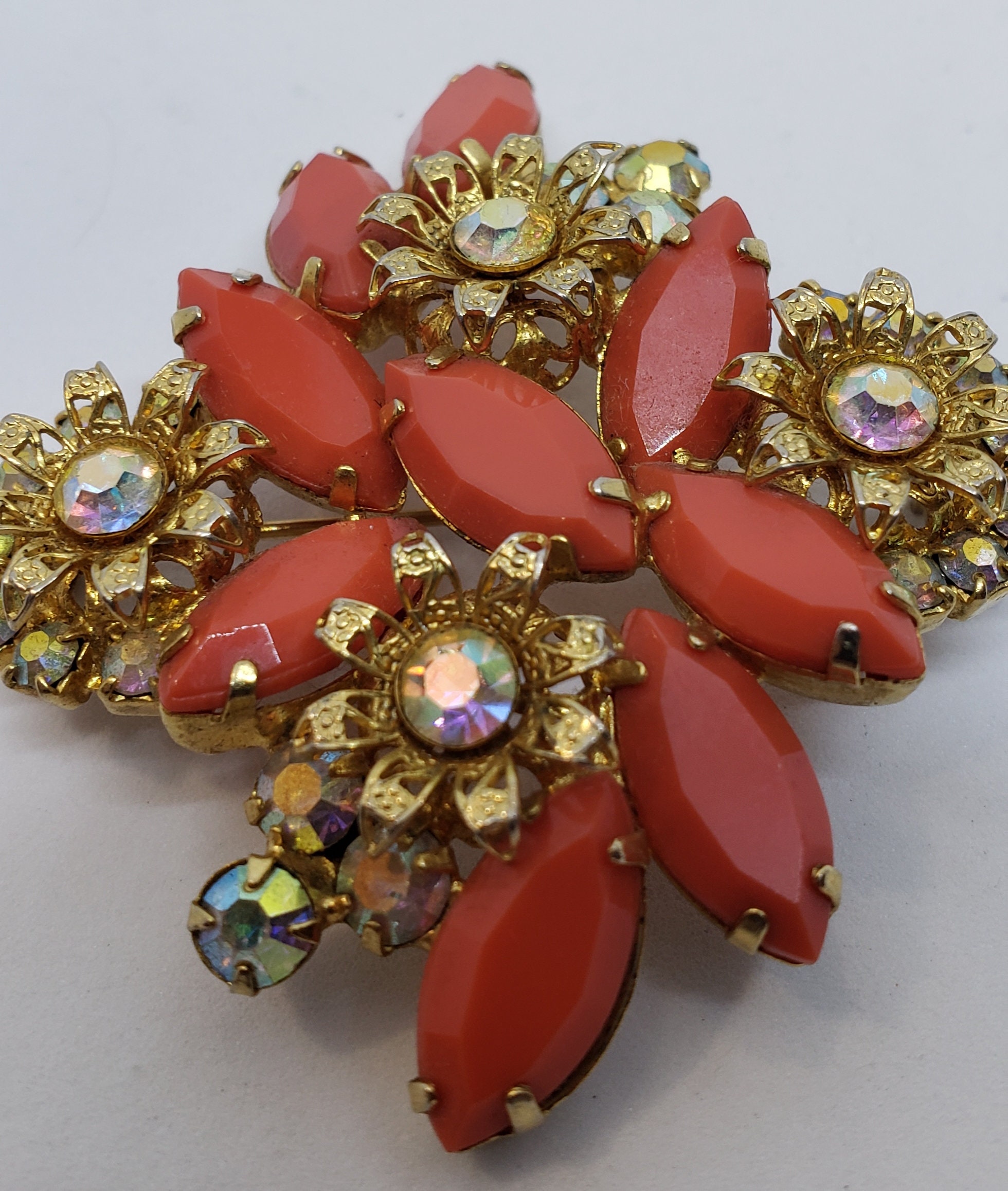 Authentic! 60's JULIANA Brooch by Delizza and Elster - Etsy