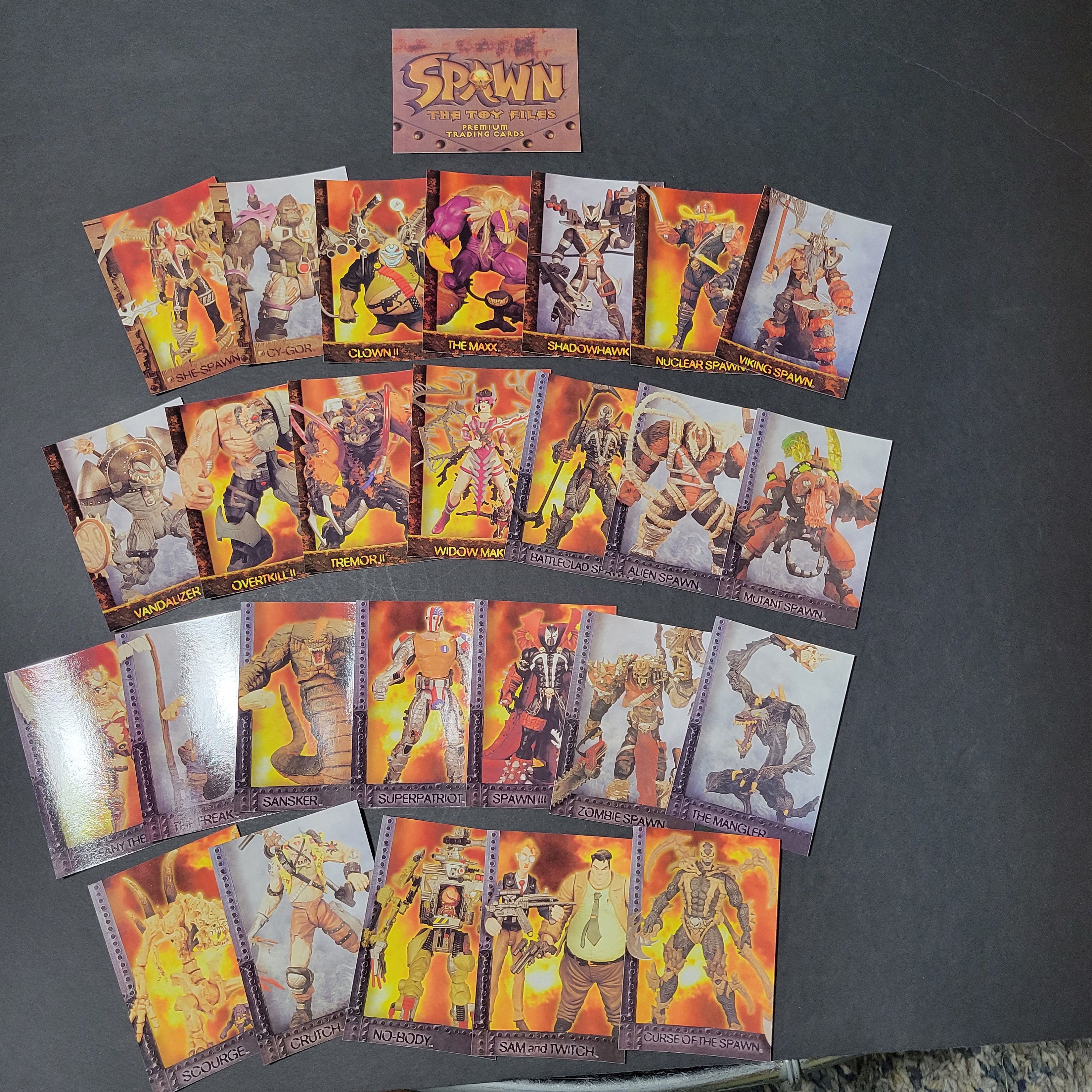 1990's Spawn Premium Trading Cards 90 Pc Set Never Used or Played