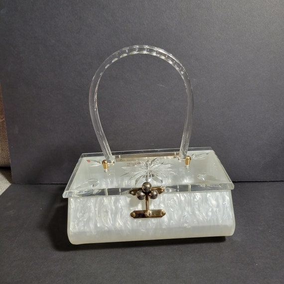 Vintage Lucite Charles S. Kahn Handbag - Etsy