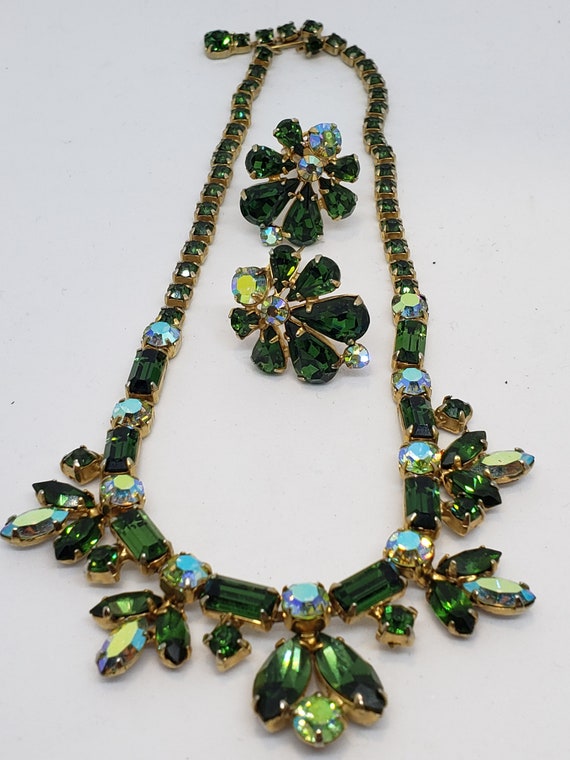 1960s Juliana D&E Amazing Necklace, Bracelet, Ear… - image 3