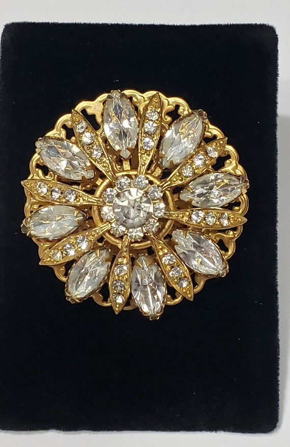 Old Hollywood Glitz and Glam Vintage Brooch BEAUTI