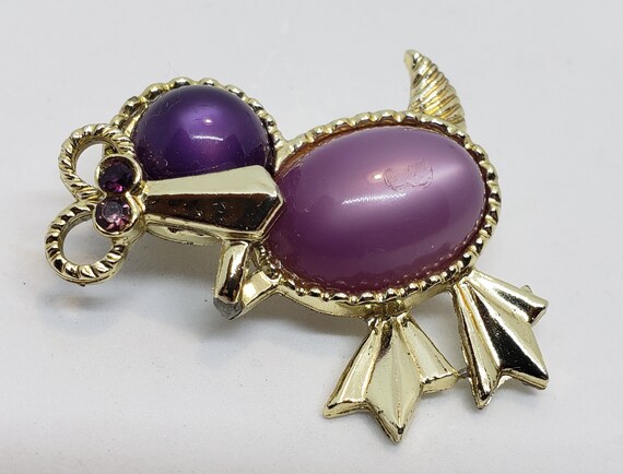 60's Stylized Quirky Bird Pin - image 4