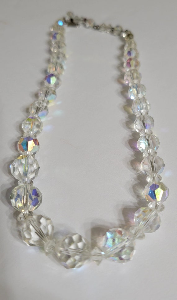 NEW REDUCED PRICE! Vintage Faceted Crystal Bead N… - image 4