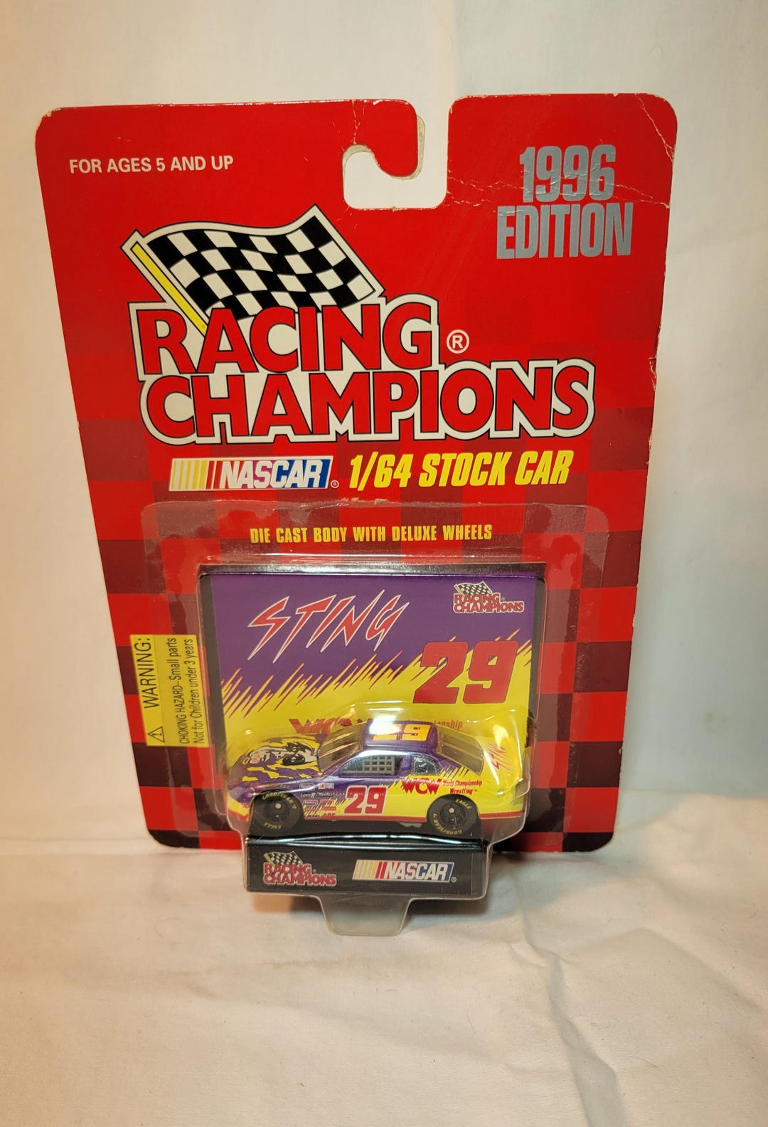 1996 Racing Champions WCW Sting #29 NASCAR 1:64 Diecast Stock Car