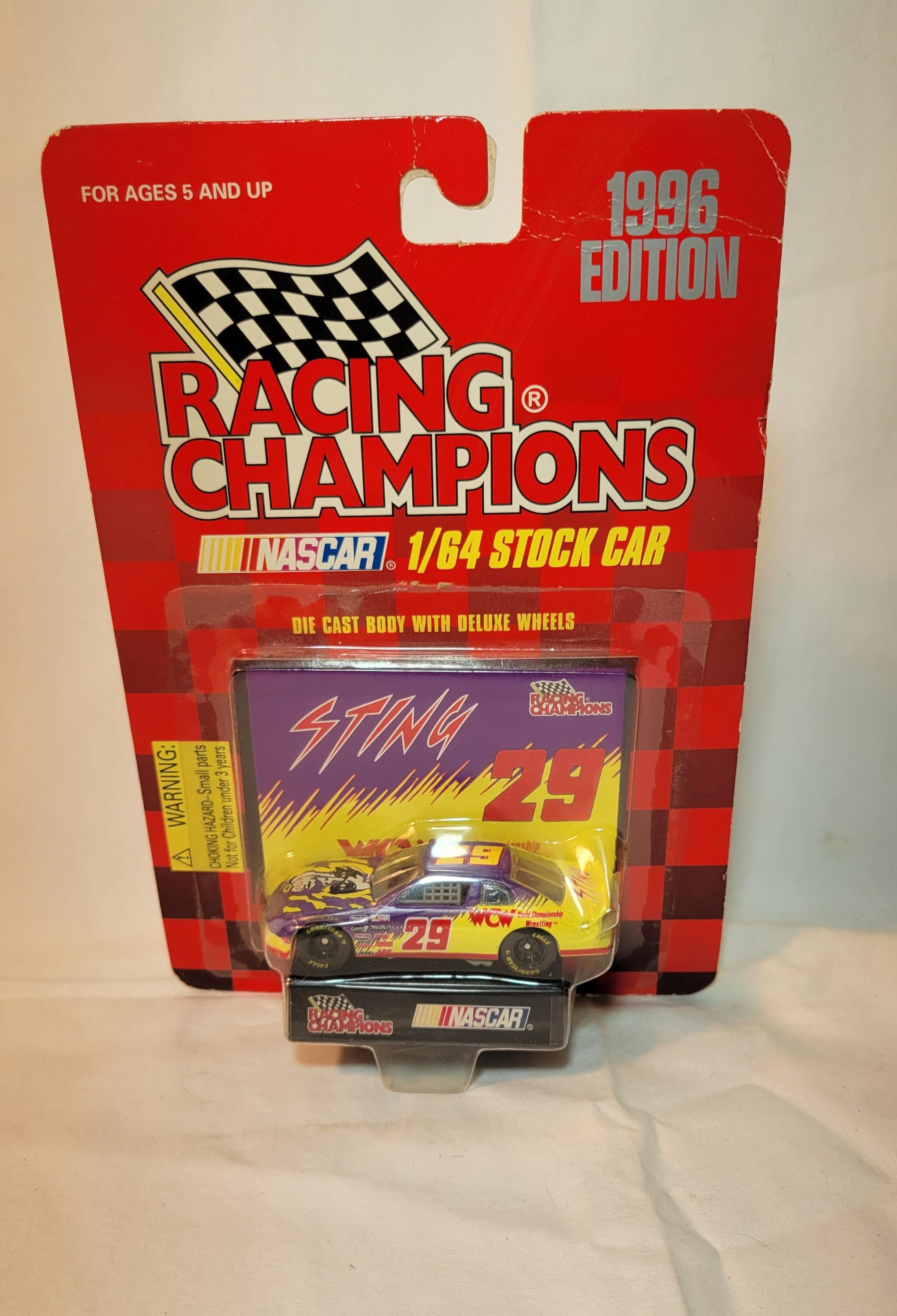 1996 Racing Champions WCW Sting #29 NASCAR 1:64 Diecast Stock Car