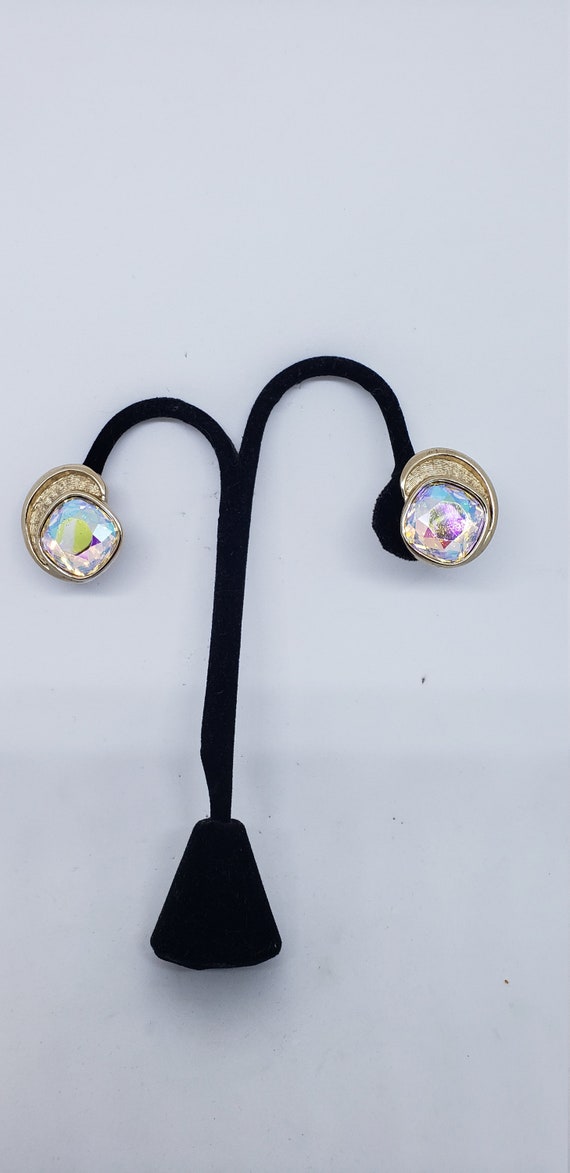 BERGÉRE High Fashion Designer Clip Earrings Circa 