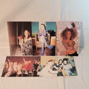 1990s &quot;SPICE GIRLS&quot; Photo Cards Set of 5
