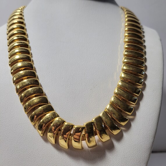 80s Classic Designer "NAPIER" Signed Vintage Gold… - image 2