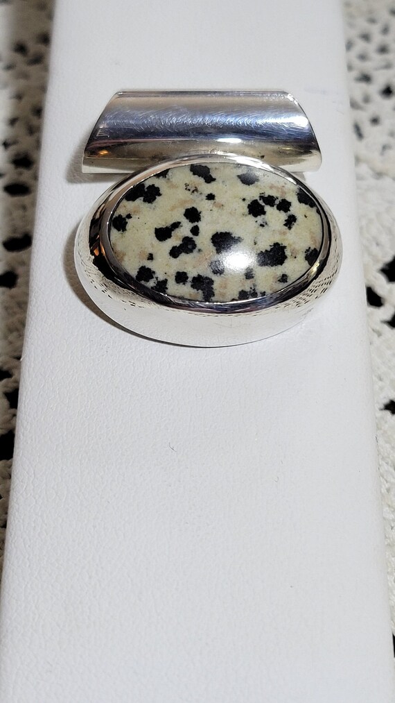 NEW REDUCED PRICE! Vintage Dalmatian Spotted Jaspe