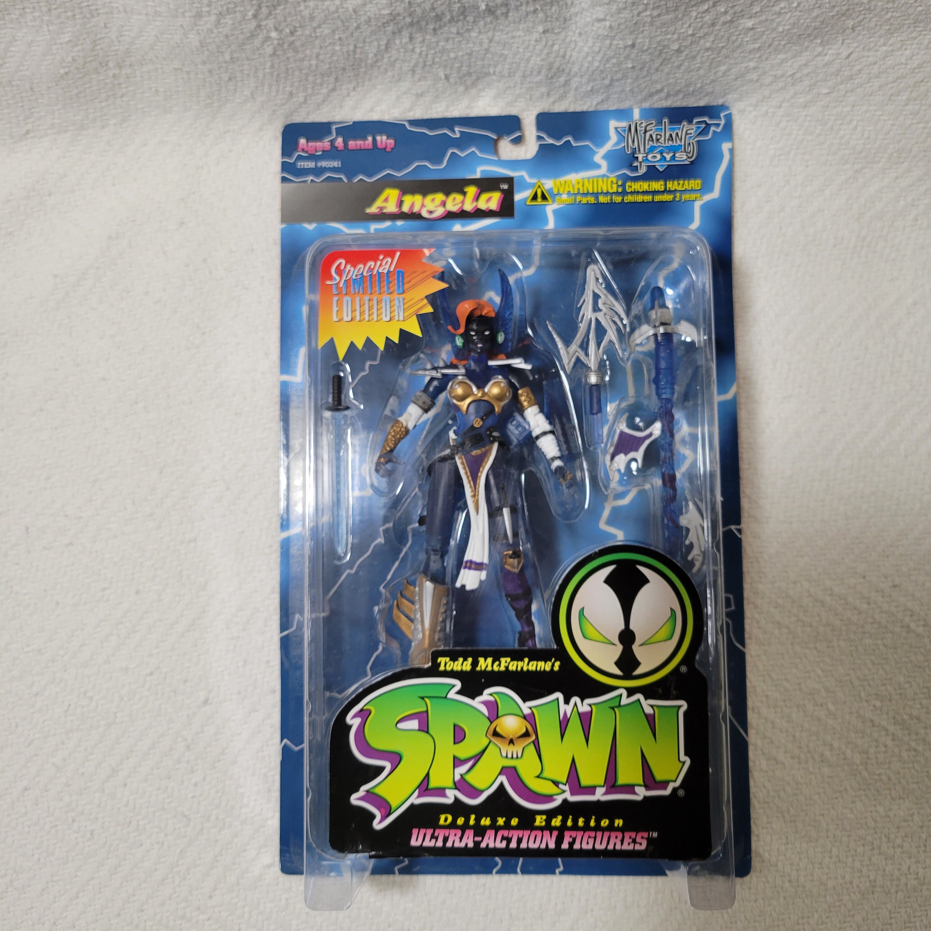 1995 BLUE ANGELA Special Limited Edition Spawn Mcfarlane Toys