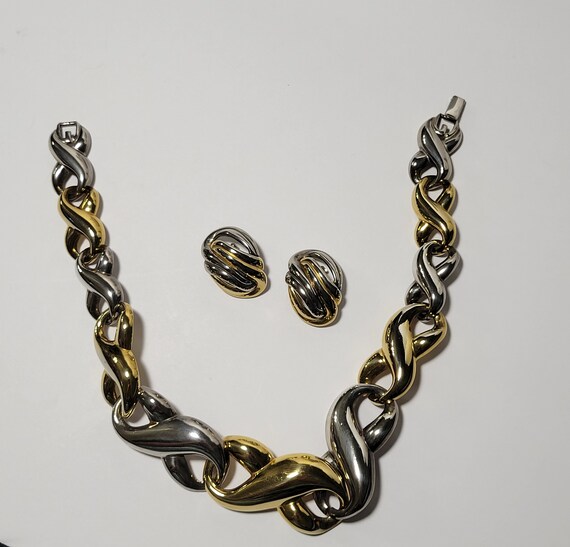 80s "GIVENCHY" Signed Big-Bold Statement Necklace… - image 7