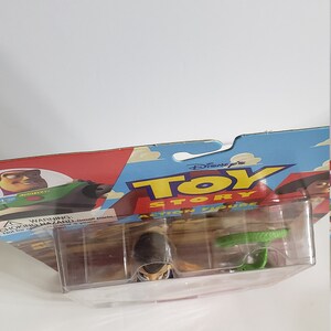 MINT TOY STORY Original Kicking Woody 6" Action Figure on Card Thinkway Toys image 6
