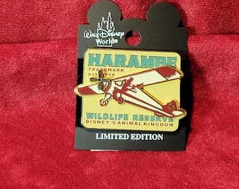 1998 Disney Harambe Wildlife Reserve Pin – Animal Kingdom Limited Edition Plane Pin / No Pin-Back