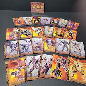 1990&#39;s Spawn Premium Trading Cards 90 pc Set Never Used or Played With