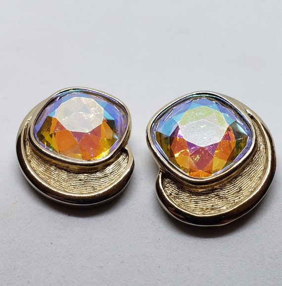 BERGÉRE High Fashion Designer Clip Earrings Circa… - image 3