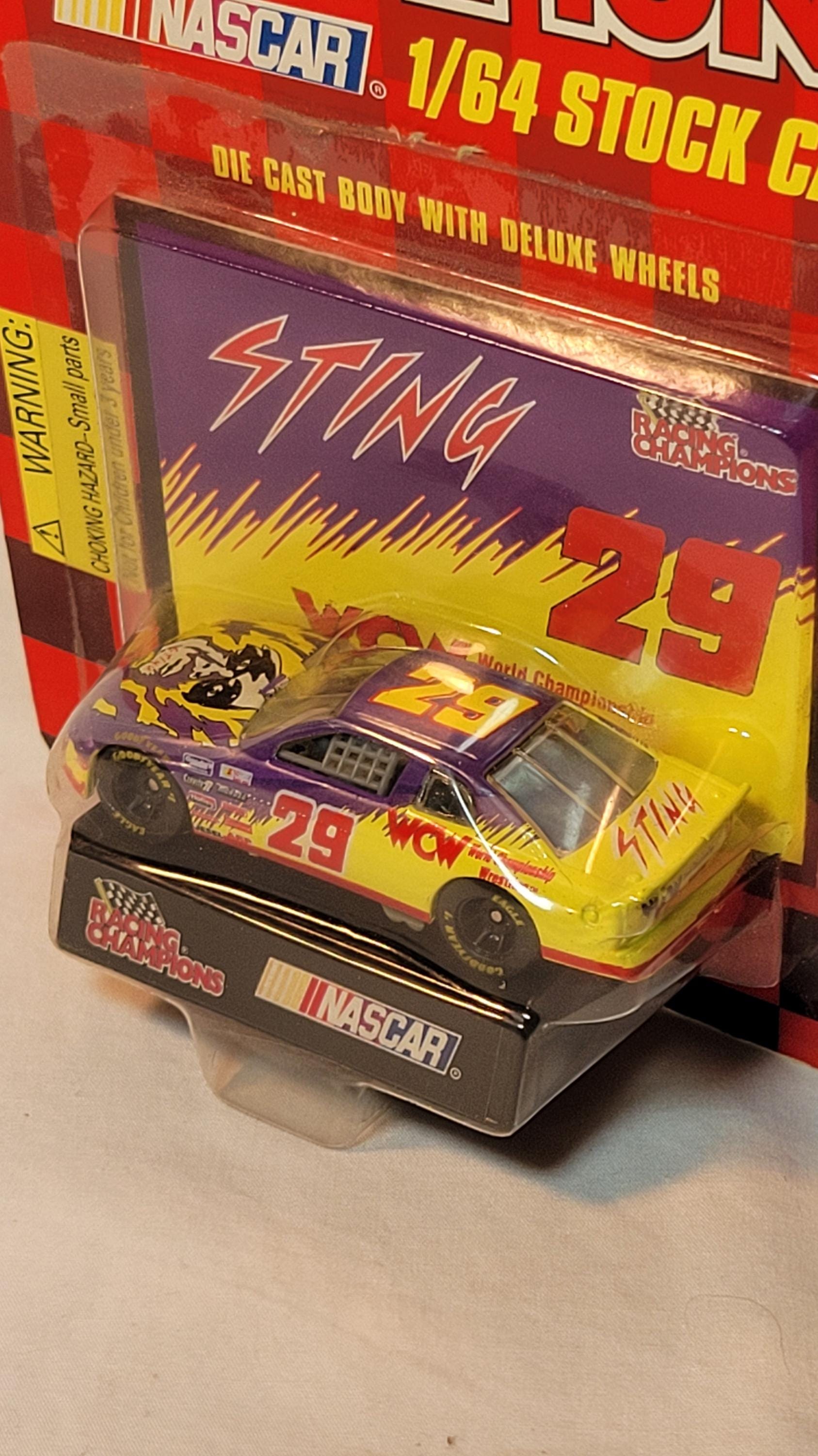 WCW Main Event 1999 Nascar 12 1:64 Wrestling Stock Cars