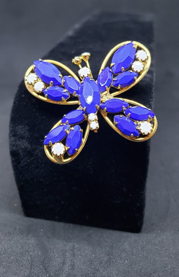 D&E Juliana 60's Butterfly Brooch