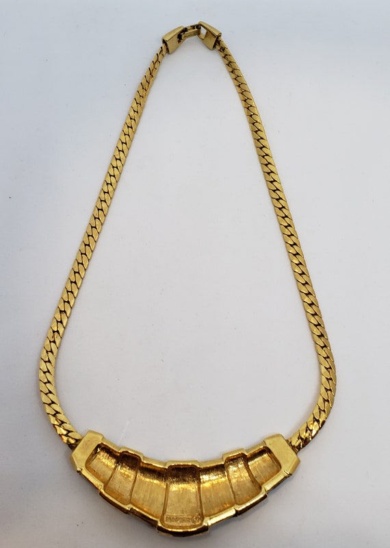 70's/80's Signed NAPIER Necklace Egyptian Style L… - image 3