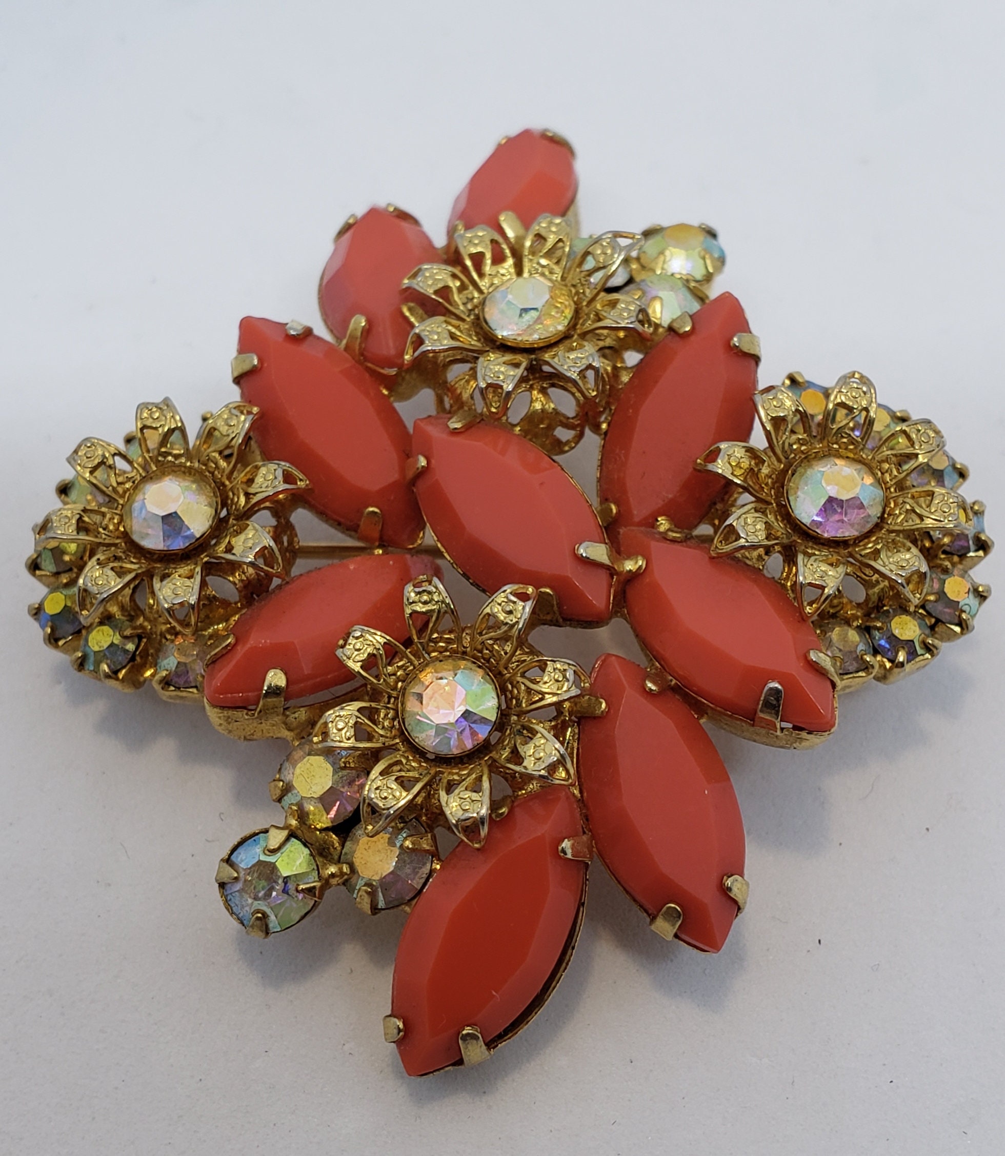 Authentic! 60's JULIANA Brooch by Delizza and Elster - Etsy Authentic! 60's JULIANA Brooch by Delizza and Elster - Etsy