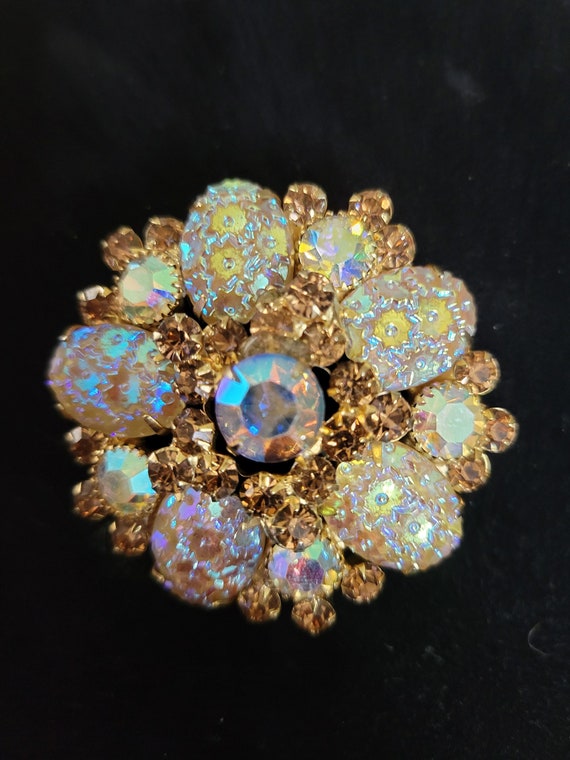 D&E JULIANA 60s Awesome Brooch AMAZING SPARKLE  Gl