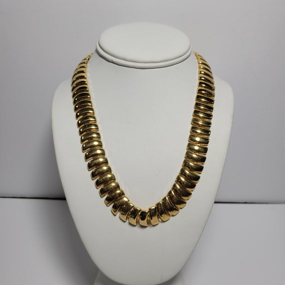 80s Classic Designer "NAPIER" Signed Vintage Gold… - image 1