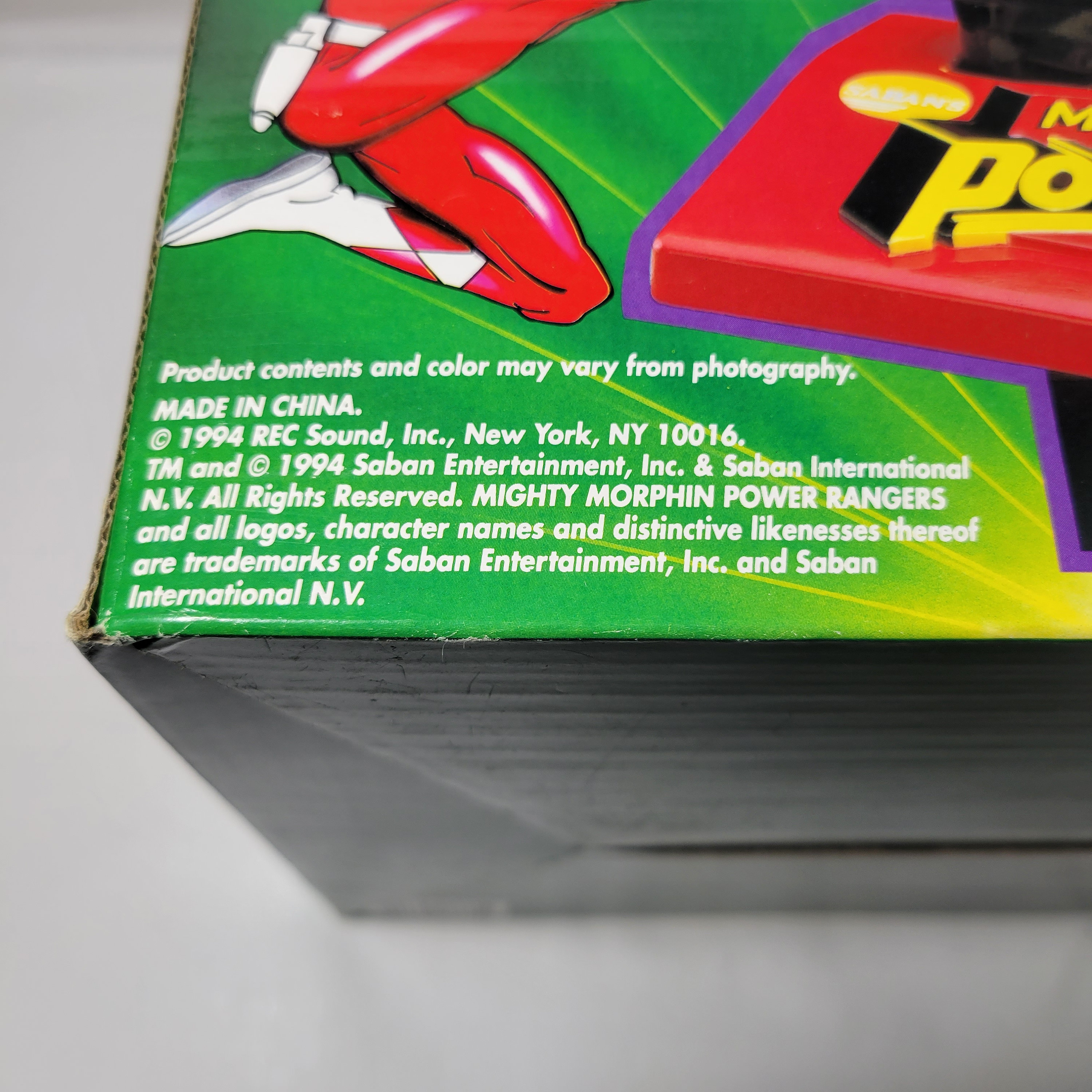 Montre Nelsonic Mighty Morphin Power Rangers 1994 – Red Ranger – Fonctionne, Neuve