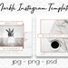 Marble & Rose Gold Instagram Templates | Social Media Templates | Instagram Frames