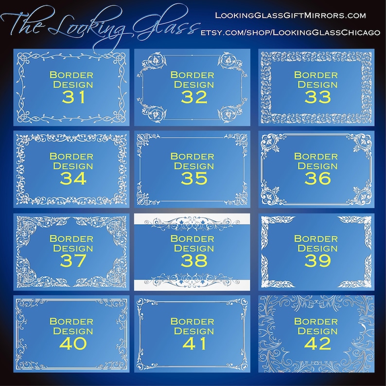 PERSONALIZED BAR MIRRORS Design Your Own Unique Custom Home Etsy