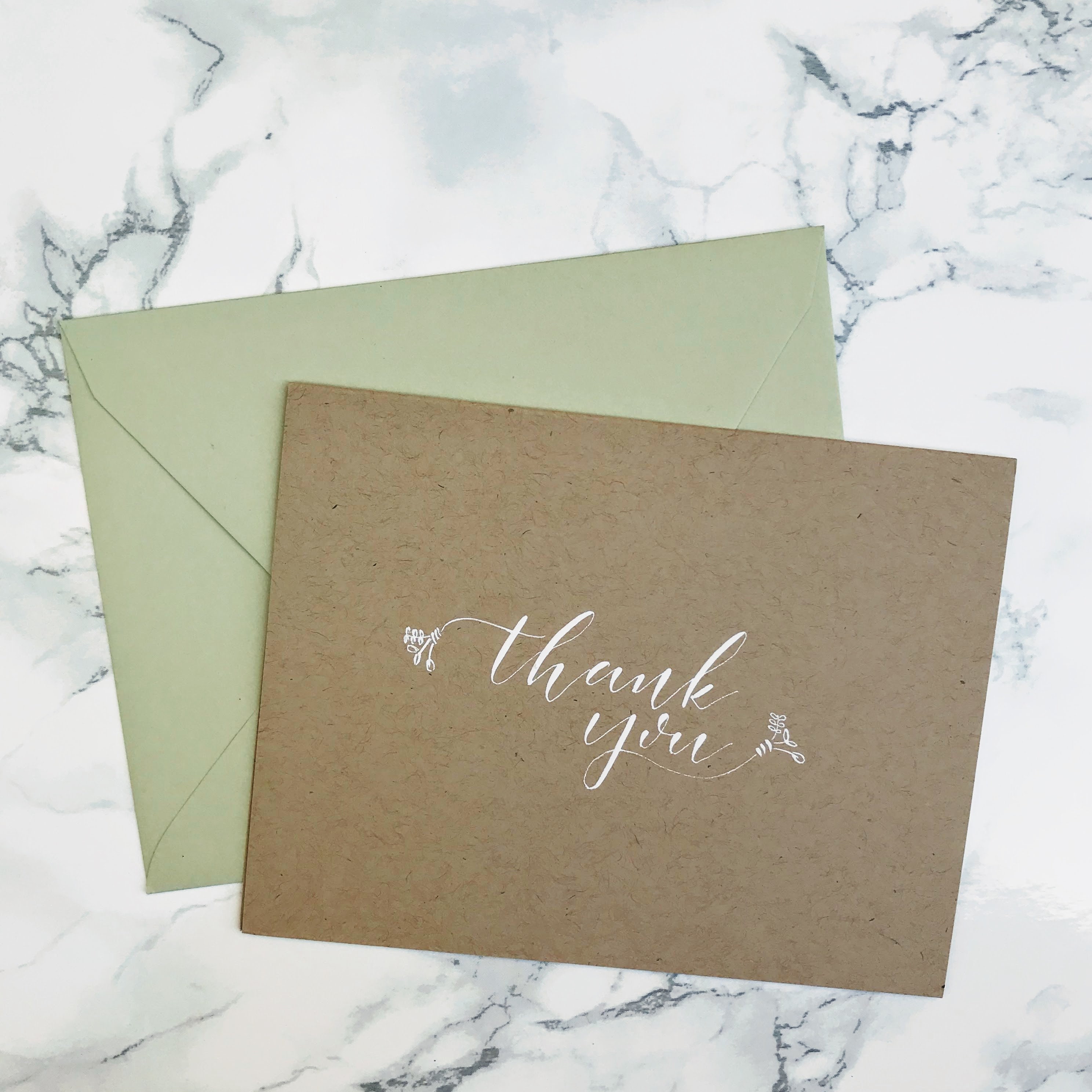 Set of 5 Thank You Cards Stationery Set Thank You Cards Etsy