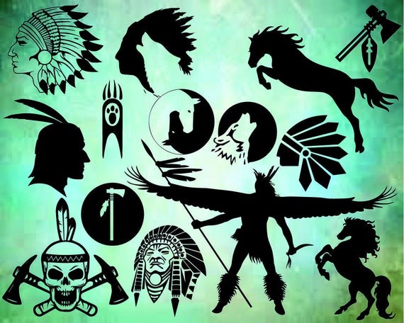 Download Native American Cutting Files and Clipart Svg Png Eps Dxf ...