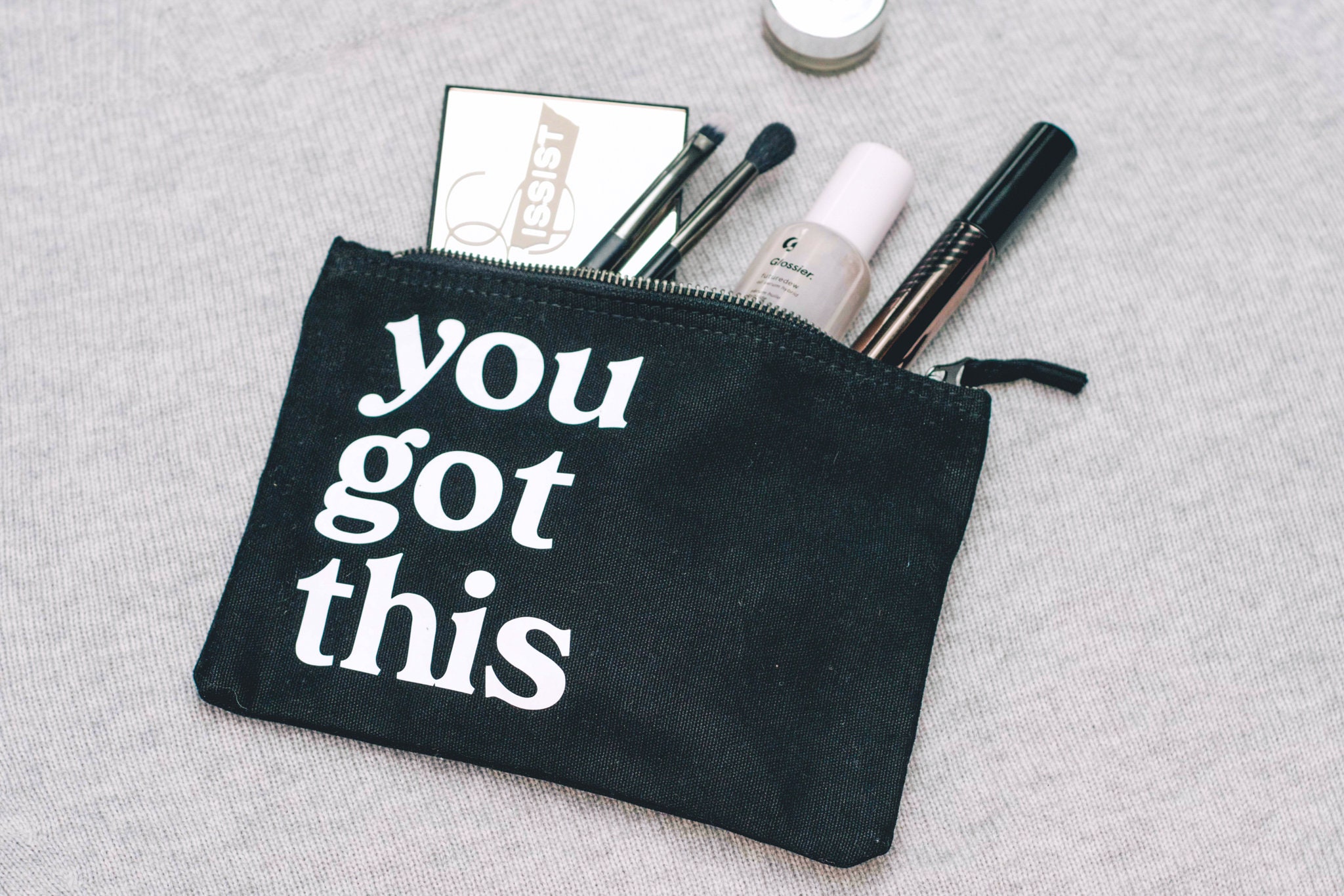 Cosmetic Bag with Quote Cute Pouch Motivational Quote Gift Etsy