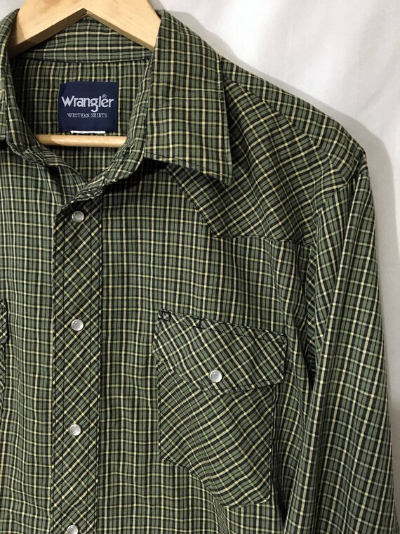 wrangler pearl snap western shirts