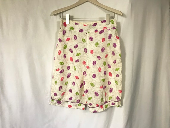 Seersucker Lounge Shorts / 40's Sleep Shorts / Hol