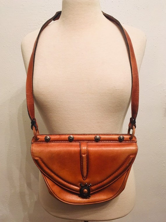 extremly rare 1970s leather Mystic Arts Commune ,