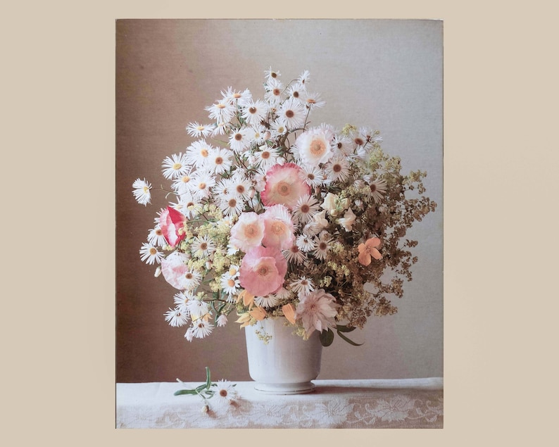 Netherlands Good Vintage Lifestyle Beautiful vintage poster flower bouquet Still life Christel Rosenfeld no 1563 Collector/'s Art
