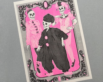 Risograph Print- Night Circus