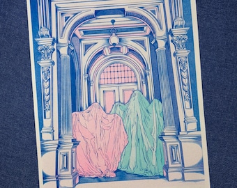 Risograph Print- Dream House