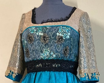 Medium, 1911, Reproduction, Downton, Turkish Harem Romper, Sybil