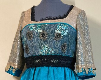 XL, 1911, Reproduction, Downton, Turkish Harem Romper, Sybil